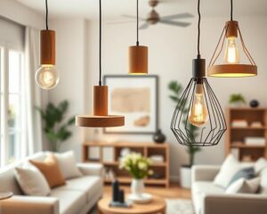 Stylowe lampy wiszące: trendy, materiały i aranżacje wnętrz